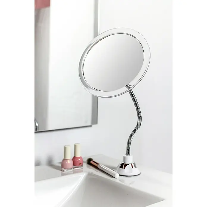 Deblanch Espejo cosmético orientable - Aumento: x 7, Blanco, Transparente
