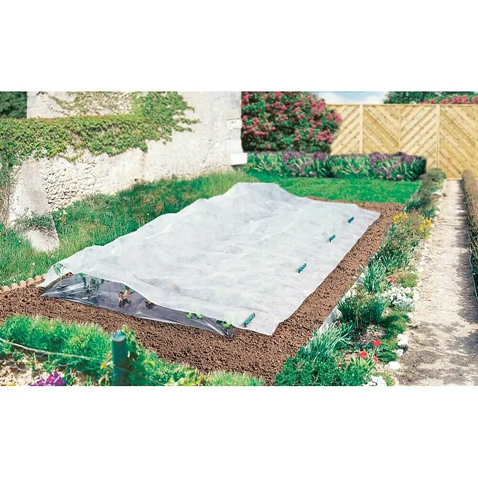 Nortene Film transparente crecimiento Climatex - L x An: 10 x 2 m, Blanco