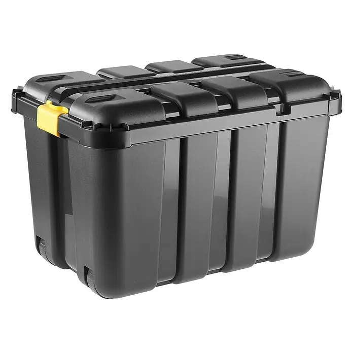 Aufbewahrungsbox - L x B x H: 79 x 52 x 52 cm, Kunststoff, Schwarz