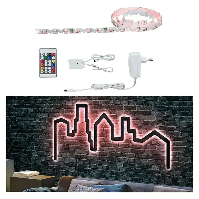Paulmann LED traka FlexLED 3D Basisset RGB - 1,5 m, RGB, 11 W - Proizvod u upotrebi