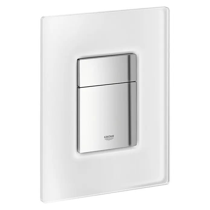 Grohe Betätigungsplatte Skate Cosmopolitan - Weiß/Chrom, 2-Mengen-Spülung - Vorderansicht