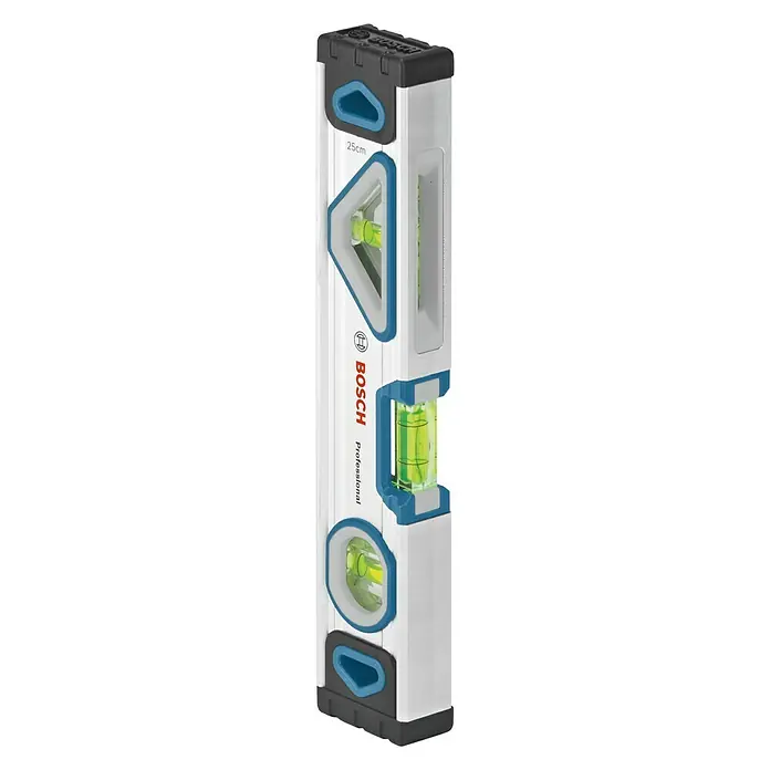 Bosch Professional Wasserwaage 25 - 25 cm, Anzahl Libellen: 3 Stk. - Rechte Seitenansicht