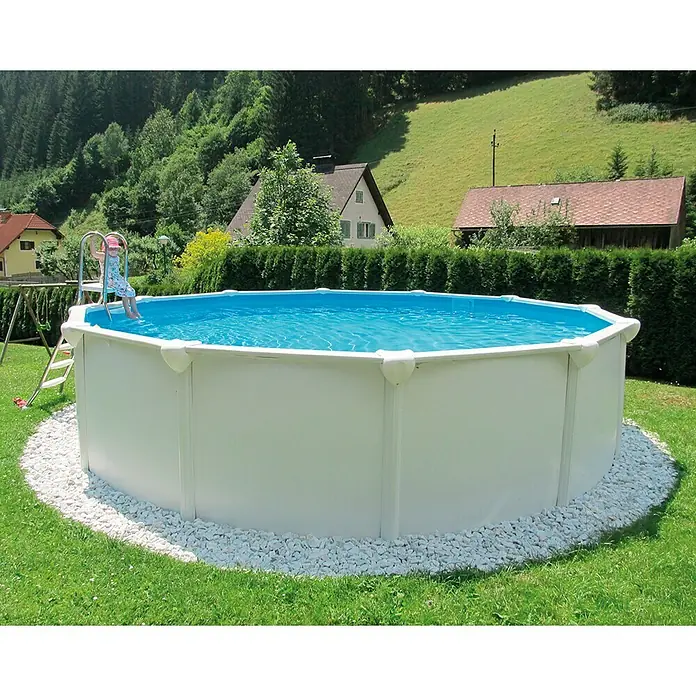 KWAD Pool-Set Supreme - Durchmesser: 4,6 m, Höhe: 1,32 m, Fassungsvermögen: 20.800 l, Rund