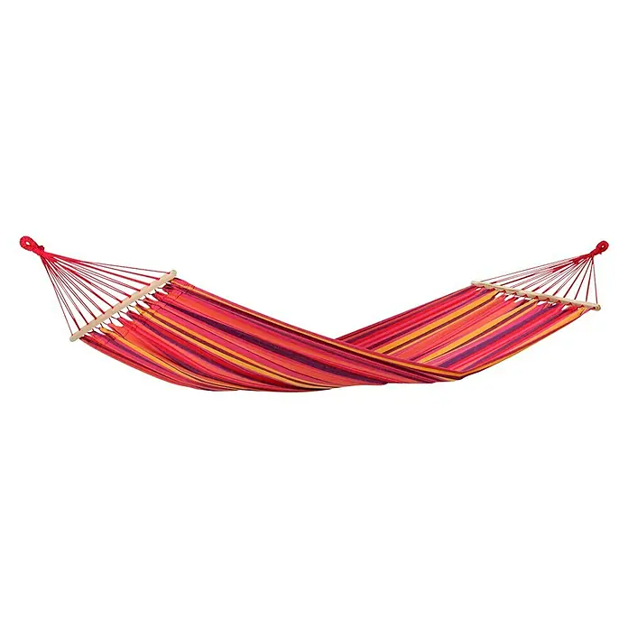 Amazonas Stabhängematte Tonga vulcano - 310 x 100 cm, Rot/Orange/Gelb - Vorderansicht