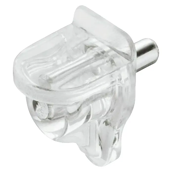 Stabilit Soporte para estantes - 3 mm, Transparente, 40 uds.