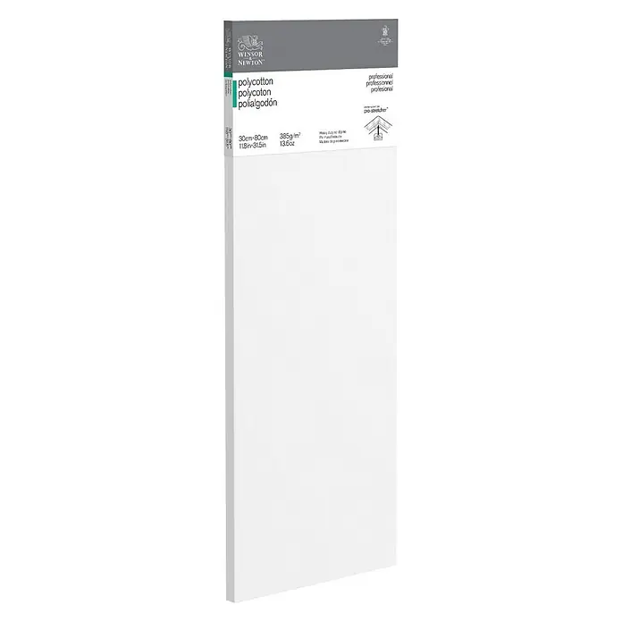 Winsor & Newton Slikarsko platno sa drvenim okvirom Professionell - 30 x 80 x 2,1 cm, mješavina pamuka, Trostruko grundirano - Pogled sprijeda