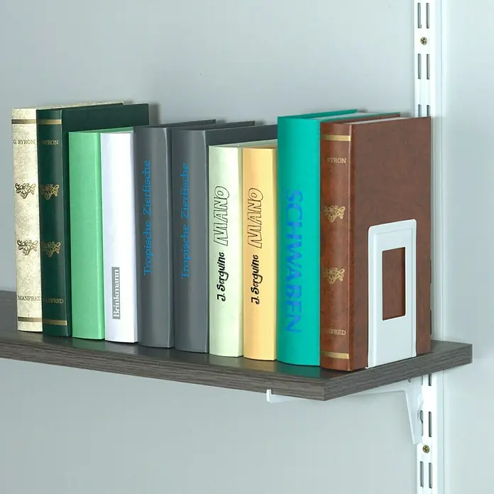 Element System Stalak za knjige - 12 x 13 cm, 4 kom, Bijele boje - Proizvod u upotrebi
