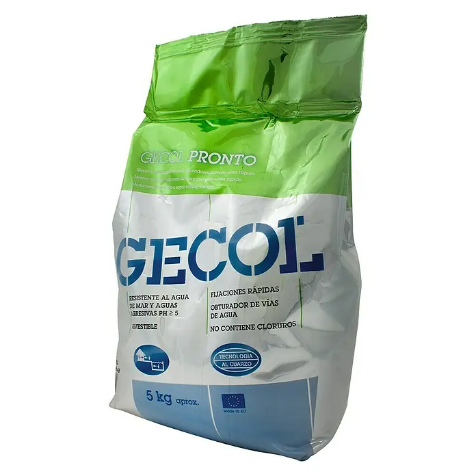 Gecol Mortero de reparación rápida Pronto - 5 kg