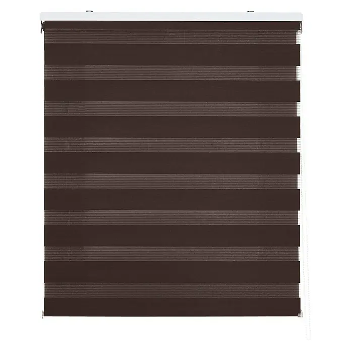Estor noche y día Duolux - An x Al: 120 x 180 cm, Chocolate