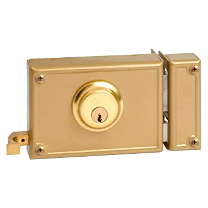 JiS Cerradura con cerrojo 12-12 - Tipo de cerradura: Cerradura de bombín, DIN-derecha, Puerta exterior