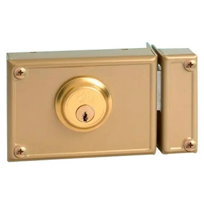 JiS Cerradura con cerrojo 11-12 - Tipo de cerradura: Cerradura de bombín, DIN-Izquierda, Puerta exterior