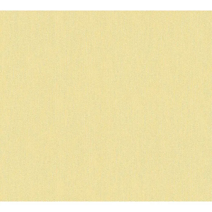 AS Creation Flavour Vliestapete - Gelb, Uni, 10,05 x 0,53 m - Detailaufnahme