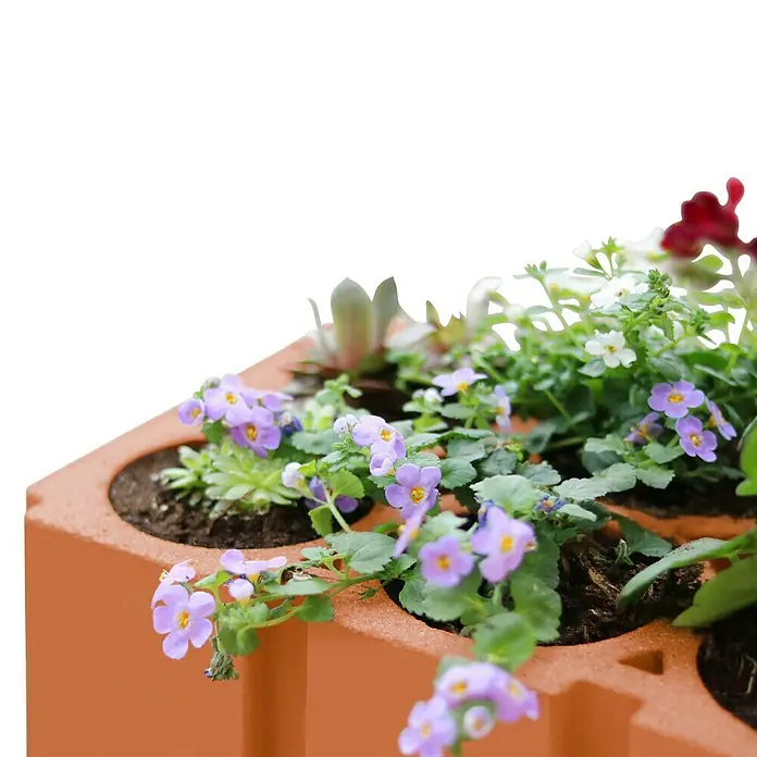 Weinregal - 36,5 x 24 x 24,9 cm, Anzahl Flaschen: 6 Stk., Ton - Detailaufnahme