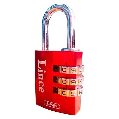 Lince Serie 210 Candado con combinación 210-25-RBL