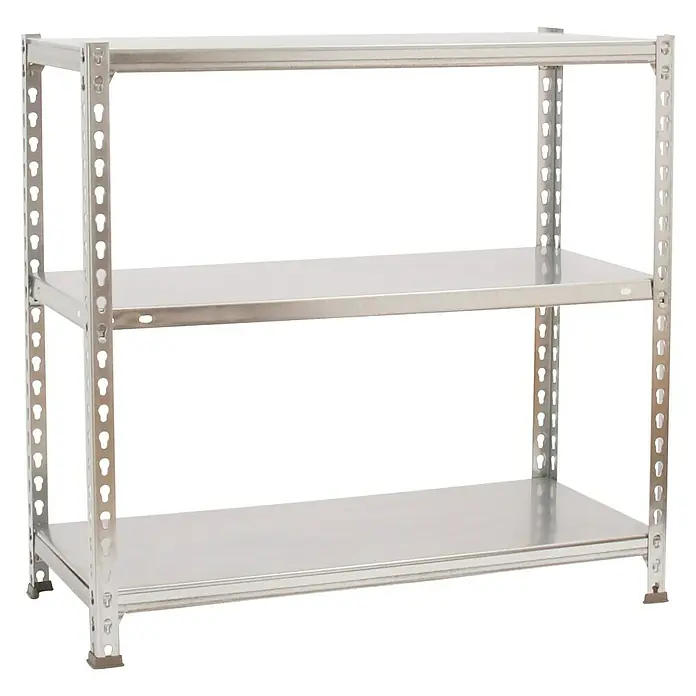 Simonrack Simonclick Estantería metálica Ecoclick - L x An x Al: 50 x 90 x 90 cm, Capacidad de carga: 70 kg/balda, Número de baldas: 3 ud., Galvanizado