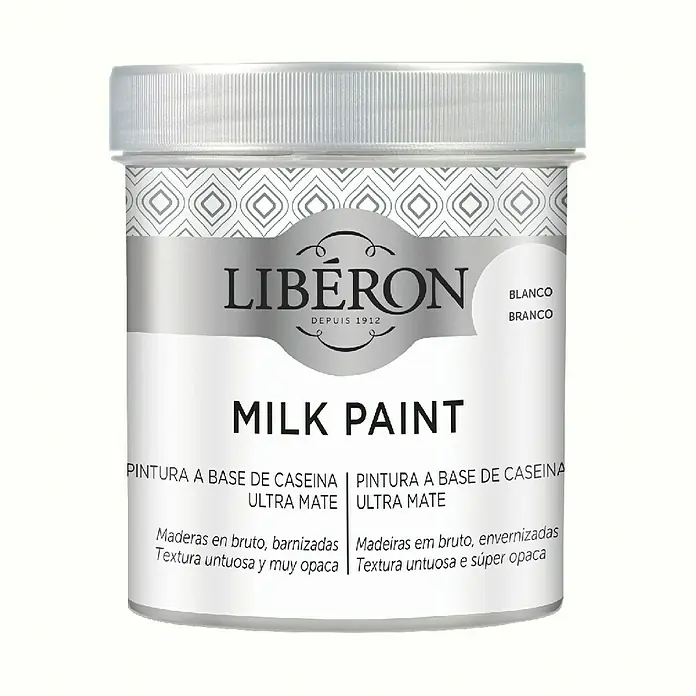 Libéron Pintura Milk paint - Marfil, 500 ml, Mate