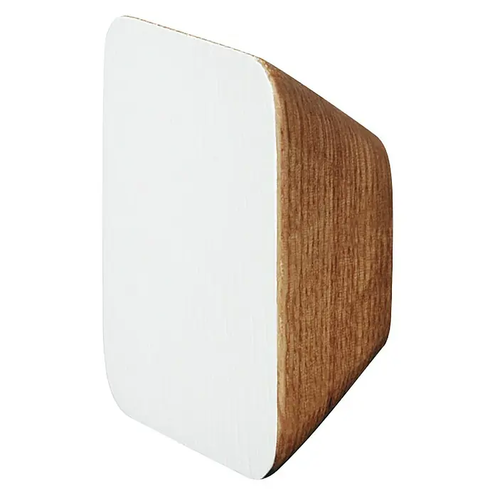 Häfele Pomo para muebles - Madera, Lacado, An x Al: 26 x 58 mm - Vista frontal