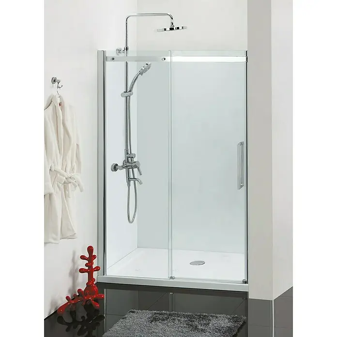 Sanotechnik Schiebetür Elegance - Klar, 118,5 x 195 cm