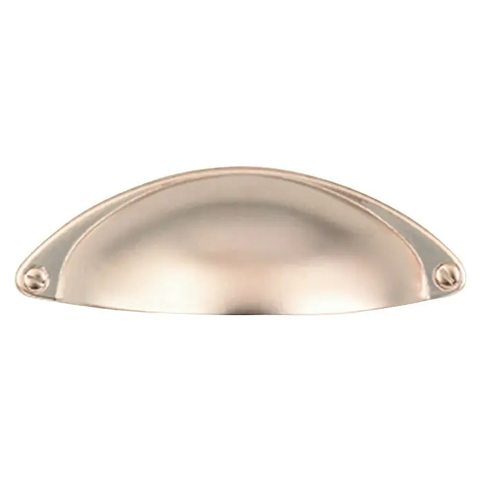 Nesu Tirador para muebles 72402 - L x An x Al: 8,9 x 3 x 2,2 cm, Acero, Niquelado