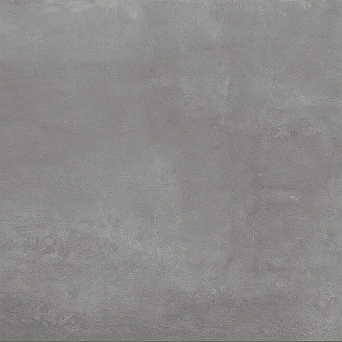 Feinsteinzeugfliese Metallo Zinco - 80 x 80 cm, Grau, Matt - Ansicht von oben