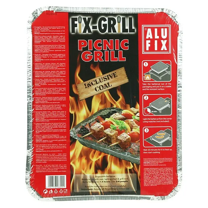 Alufix Einweggrill - 31 x 25 cm