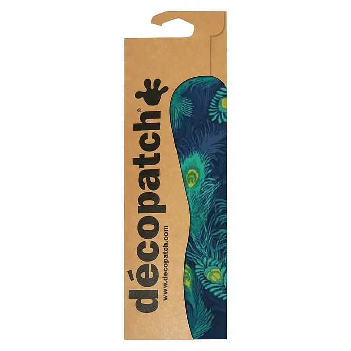 Décopatch Papel decorativo Plumas - Azul/Verde, 3 ud., 40 x 30 cm