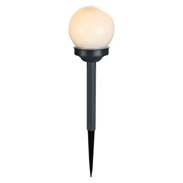 Globo Solarna kuglasta svjetiljka - Štap za zabijanje u zemlju, Ø x V: 10 x 39 cm, LED - Pogled sprijeda