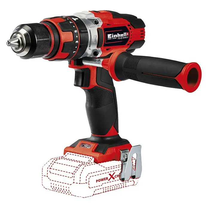 Einhell Power X-Change Akumulatorska udarna bušilica/odvijač TE-CD 18/48 LI-I-Solo - 18 V, Bez akumulatora, Broj okretaja pri praznom hodu: 0 okr/min - 1.500 okr/min