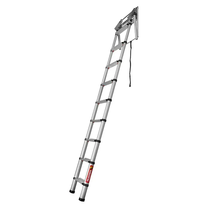 Telesteps Teleskopleiter Loft Line Mini - Deckenöffnung: Min. 52 x 60 cm - Linke Seitenansicht