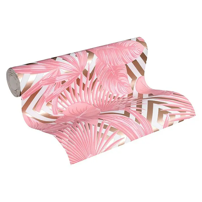 AS Creation Il Decoro Vliestapete - Pink, Floral, 10,05 x 0,53 m - Ansicht von oben
