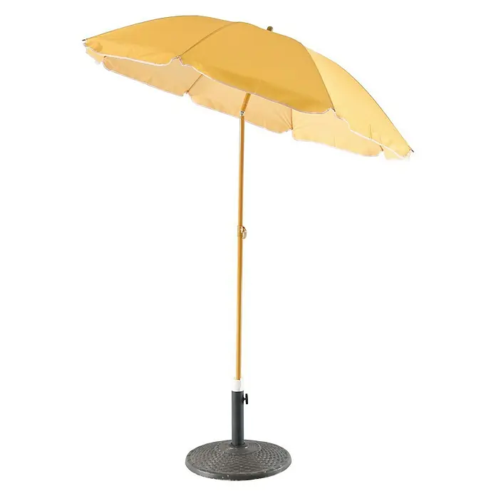 Sunfun Suncobran za plažu - Promjer: 180 cm, Žute boje