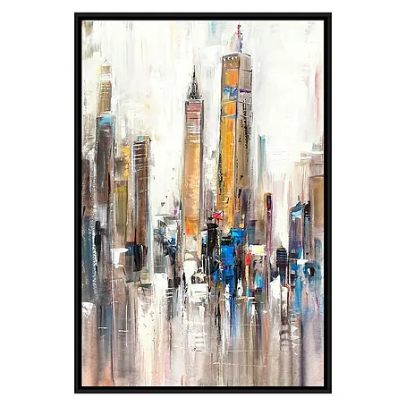 Cuadro pintado a mano y enmarcado New York