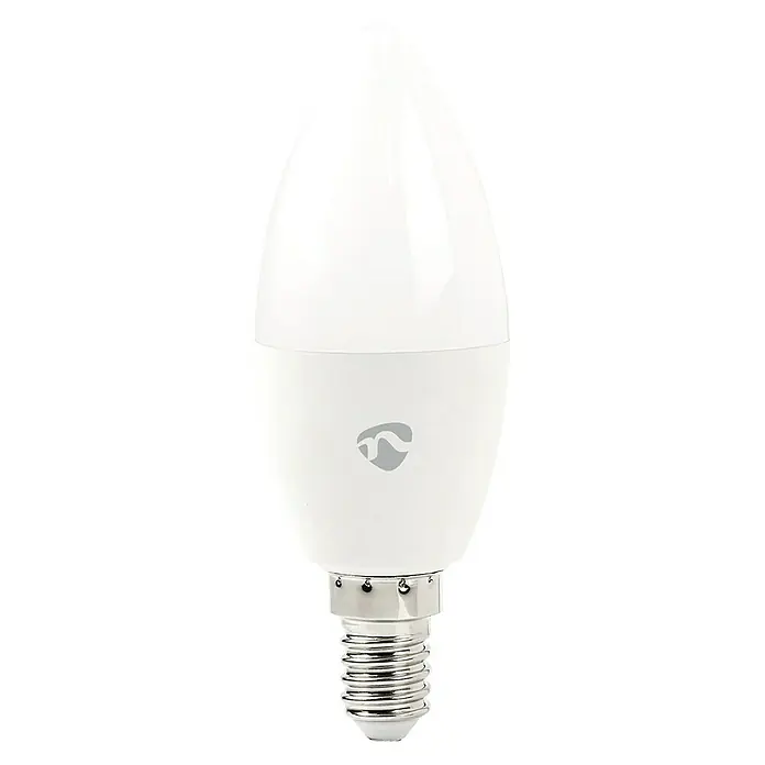 Nedis Smartlife LED-Leuchtmittel - 1 Stk., E14, 4,5 W, RGBW, Dimmbar - Vorderansicht