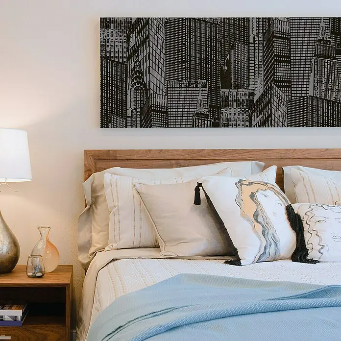 AS Creation Dizajnerska 3D panel - Gradovi, Metalik-crna, 52 cm x 2,5 m - Živopisni prikaz