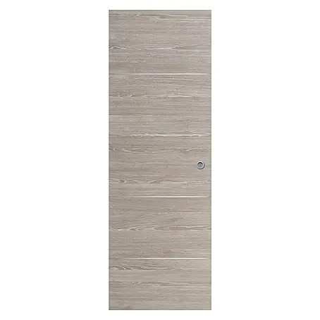Puerta corredera de madera Roble Finlandés 400AL con uñero