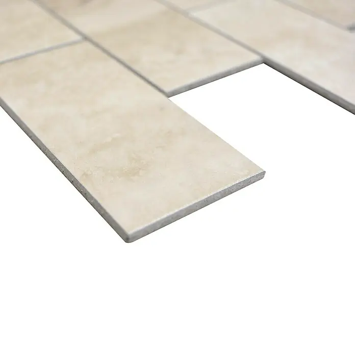 Selbstklebemosaik SAM 4SW16LG - 29,5 x 29 cm, Vinyl, Grau - Detailaufnahme