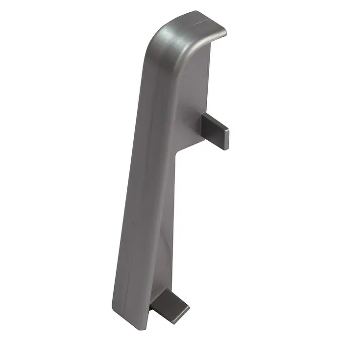 Egger Übergangskappe - Silber, 2 Stk., Passend für: Egger Sockelleisten 17 x 60 mm