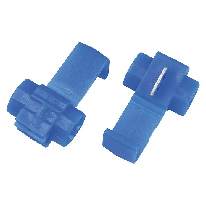 Cartrend Kabelverbinder - 10 Stk., Querschnitt: 0,75 - 2 mm², Blau - Ansicht von oben