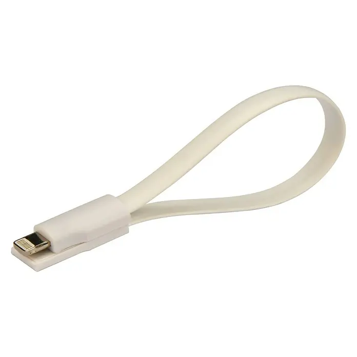 Cartrend USB-Adapterkabel Lightning - Länge: 22 cm, Weiß - Ansicht von oben