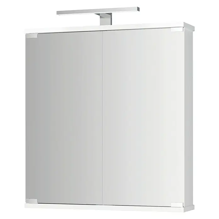 Jokey LED-Spiegelschrank Kandi - B x H: 65 x 14,3 cm, Mit Beleuchtung, MDF, Weiß