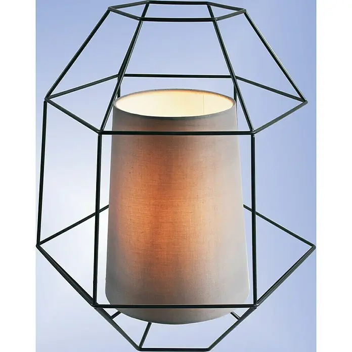 Tween Light Tischleuchte Sovana - 40 W, Grau/Schwarz - Vorderansicht