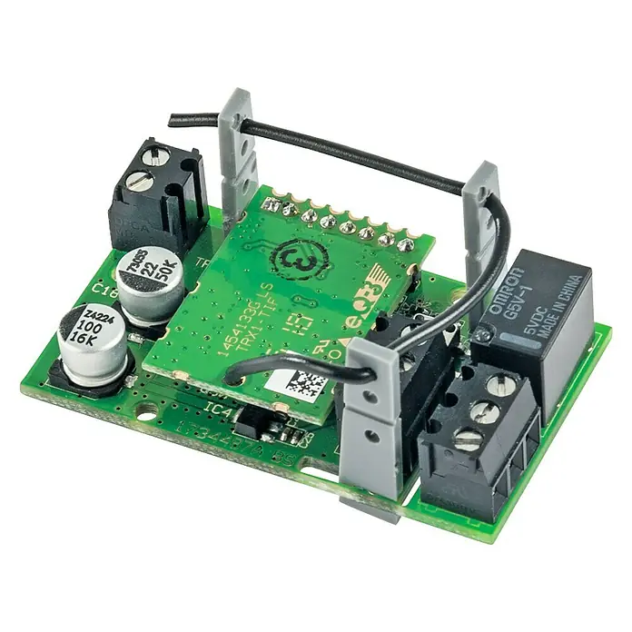 Homematic IP Schaltcontroller HmIP-PCBS - 2,8 x 4,8 x 2,1 cm, Schaltspannung max.: 30 V - Linke Seitenansicht