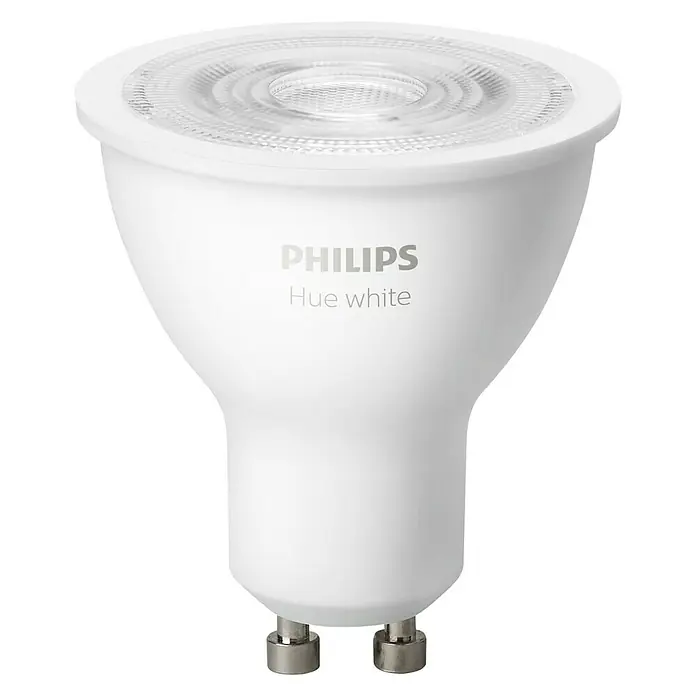Philips Hue LED-Leuchtmittel White - GU10, 5,2 W, Warmweiß, Dimmbar, 1 Stk. - Vorderansicht