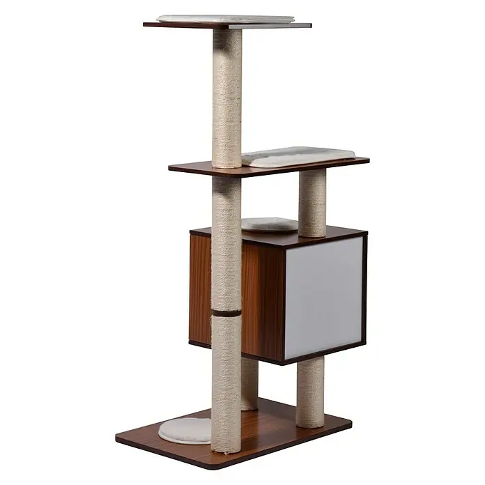 Dobar Kratzbaum Sammy - 68 x 40 x 120 cm - Rückansicht