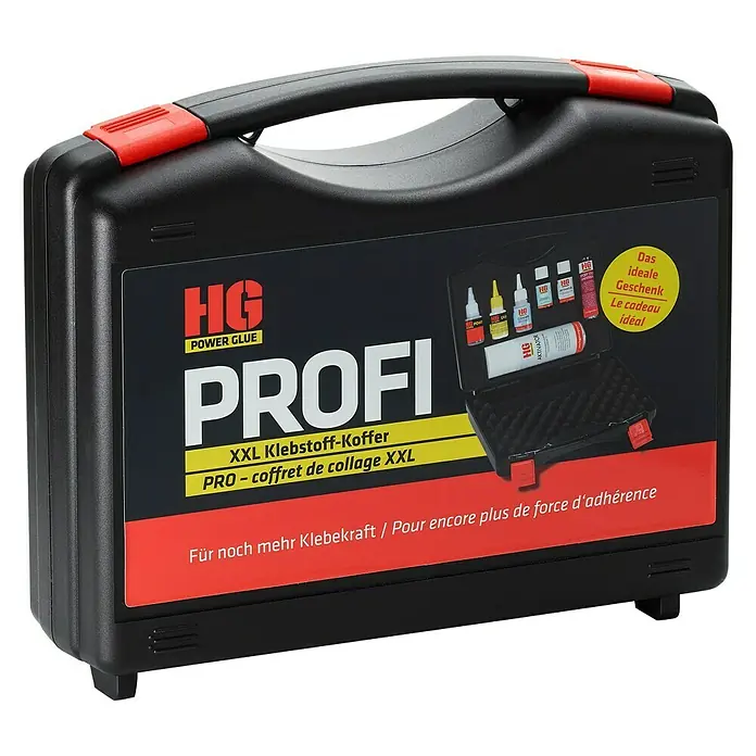HG Klebstoff-Set XXL-Profikoffer - 7 -tlg., Einsatzbereich: Unterwegs