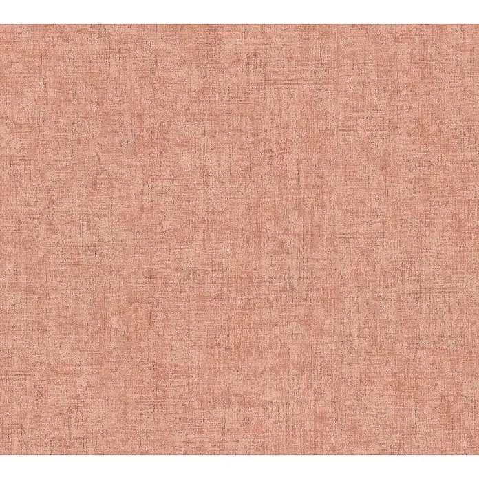 AS Creation Greenery Vliestapete Strukturuni - Orange, Uni, 10,05 x 0,53 m - Detailaufnahme