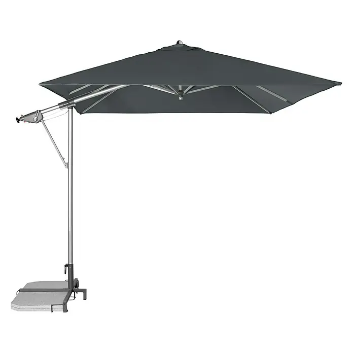 Doppler Sunline Pendelschirm - Anthrazit, L x B: 298 x 225 cm - Vorderansicht
