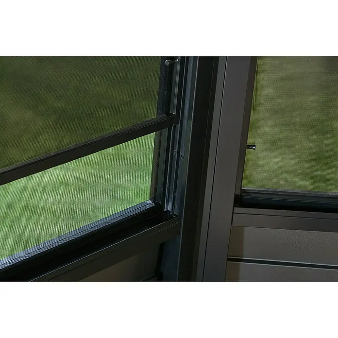 Sojag Pavillon Charleston 12 x 12 - L x B x H: 384 x 384 x 281 mm, Anthrazit, 8-Eck-Dach - Detailaufnahme