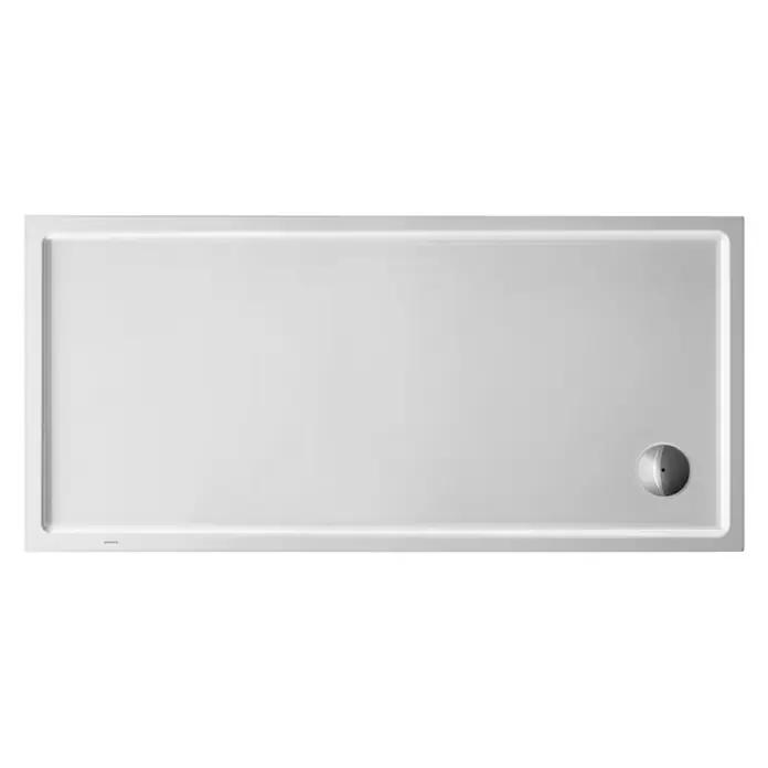 Duravit Duschwanne Starck Slimline - L x B: 160 x 75 cm, Kunststoff, Weiß, Mit Antirutsch-Oberfläche - Ansicht von oben