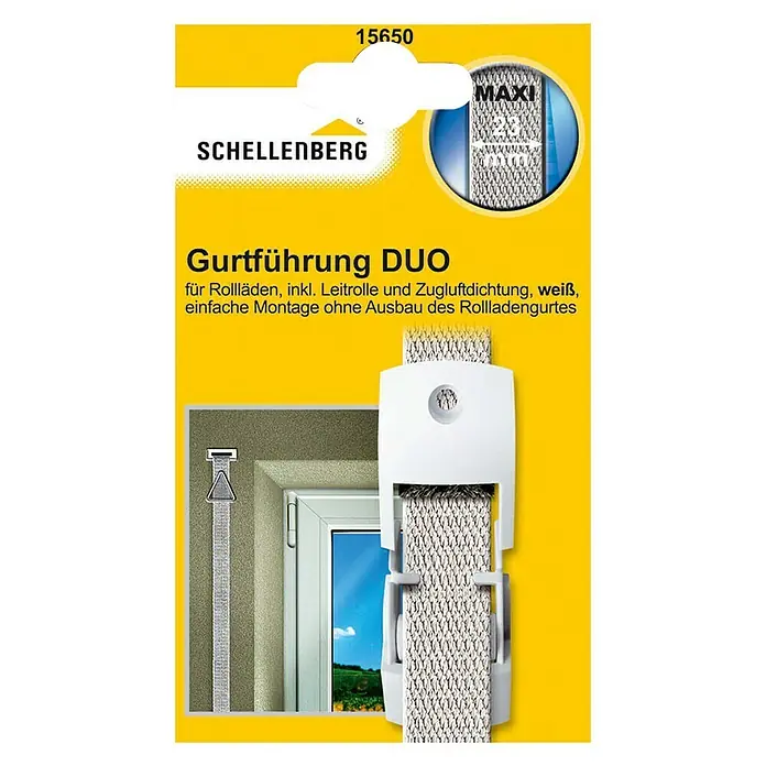 Schellenberg Gurtführung DUO Maxi - Geeignet für: Rollladen-Maxi-Systeme - Ansicht von oben